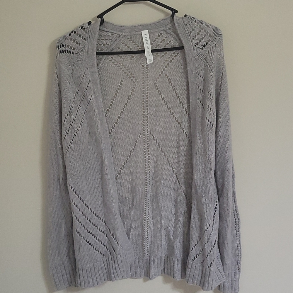 Gray Aeropostale Cardigan